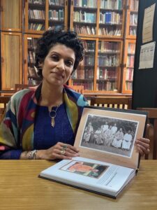 Aarti Madan during fieldwork